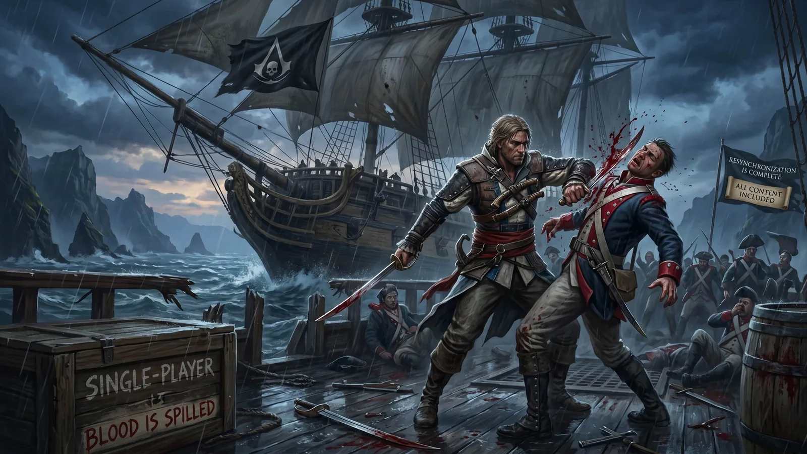 Assassin's Creed Black Flag Resynced — Blood Confirmed, No Paid DLC, No Multiplayer: Everything the Dev Just Revealed