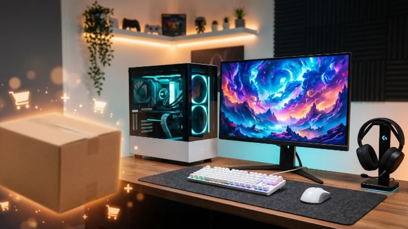Best Budget Gaming Setup 2026 — Full PC + Desk Setup Under $500 With Amazon Links