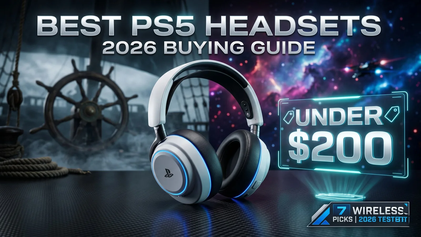 Best PS5 Headsets Under $200 for 2026 — 7 Wireless Picks Tested for Black Flag Resynced and Saros