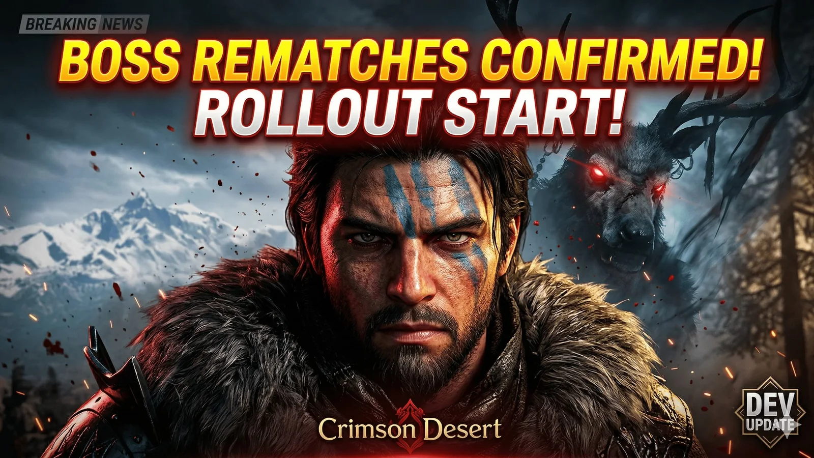 Crimson Desert Dev Update Confirms Boss Rematches, Difficulty Settings, and April–June Rollout