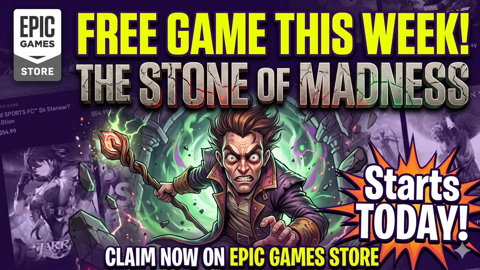 Epic Games Store Free Games This Week – The Stone of Madness Starts Today