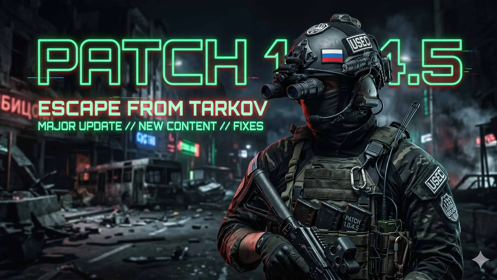 Escape From Tarkov 1.0.4.5 Patch Notes: Meta Shift, PvE Fix & Menu Overhaul (April 20, 2026)