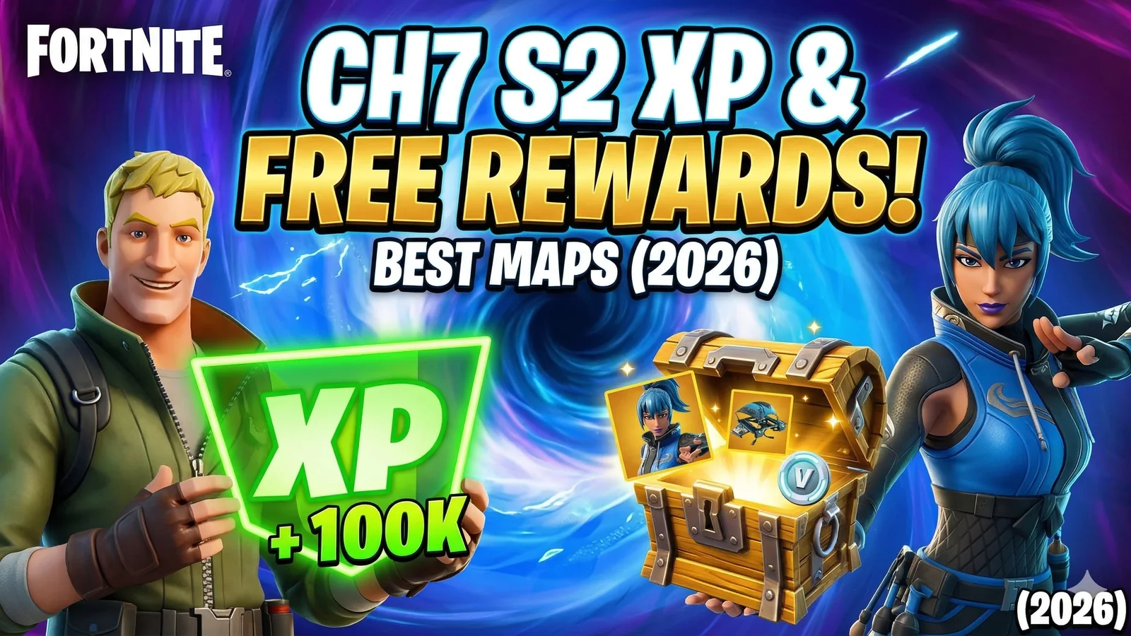 Best Fortnite Chapter 7 Season 2 XP Maps & Free Rewards (2026)