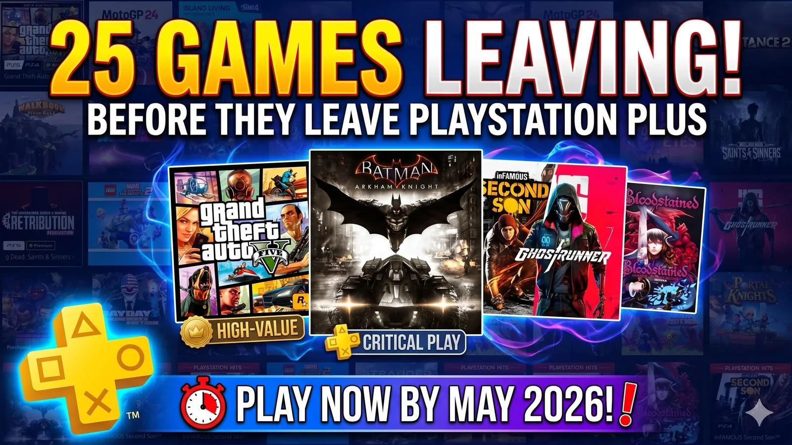 Play These 25 Games Before They Leave PlayStation Plus in May 2026
