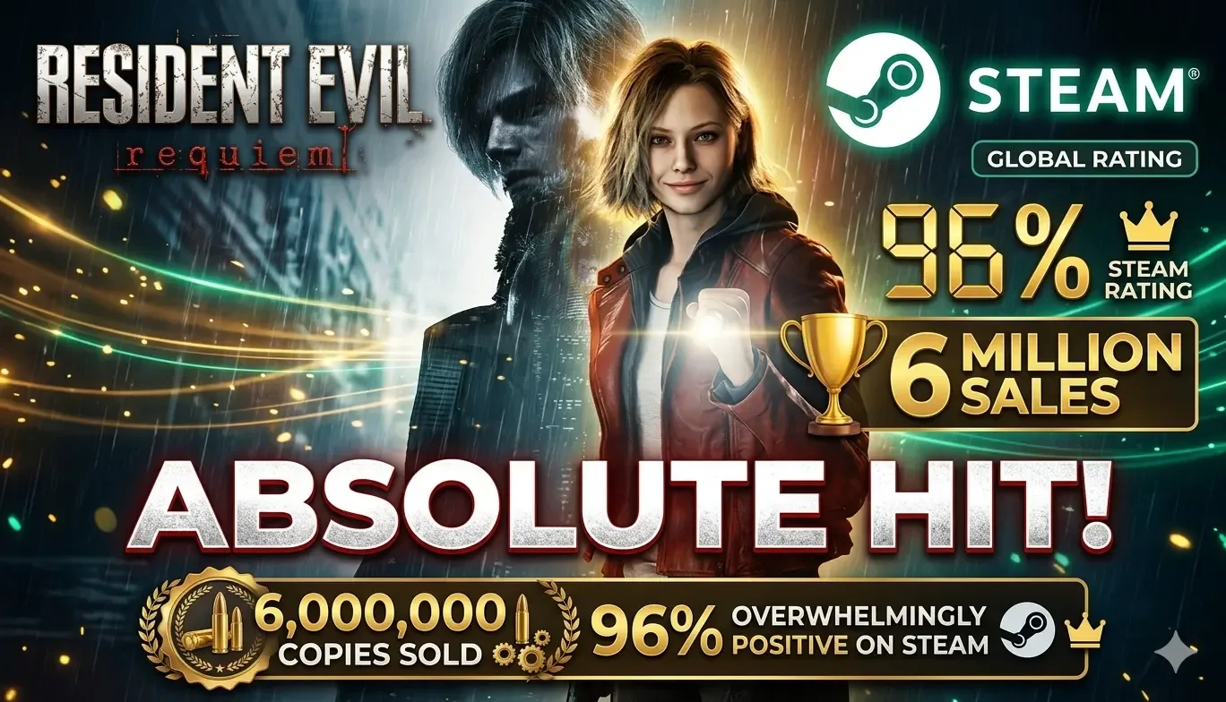 Resident Evil Requiem Hits 6 Million Sales as Steam Rating Reaches 96%