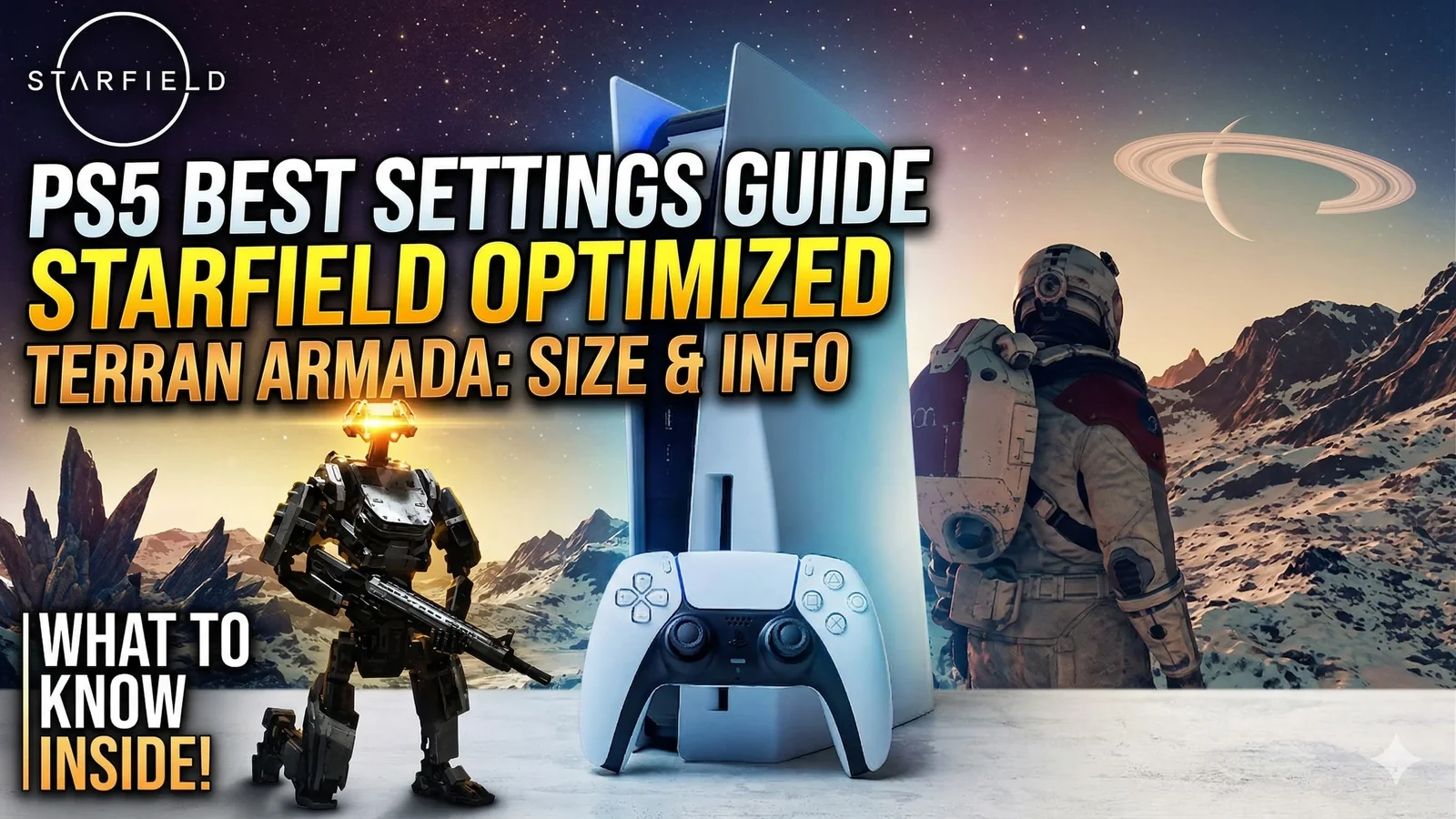 Starfield PS5 Best Settings and What to Know About Terran Armada Download Size