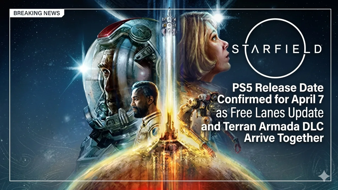 Starfield PS5 Release Date Confirmed for April 7 as Free Lanes Update and Terran Armada DLC Arrive Together