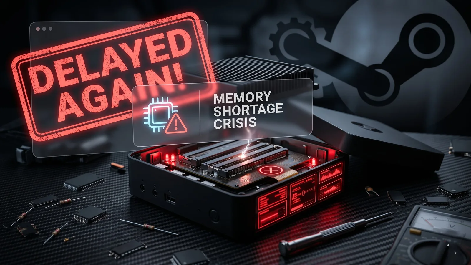 Steam Machine Delayed AGAIN as Memory Shortage Hits Valve Hard