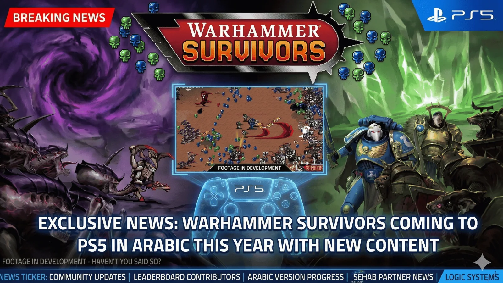 Warhammer Survivors now has a clearer identity on PS5 thanks to new content, stronger character appeal, and a more recognizable threat.