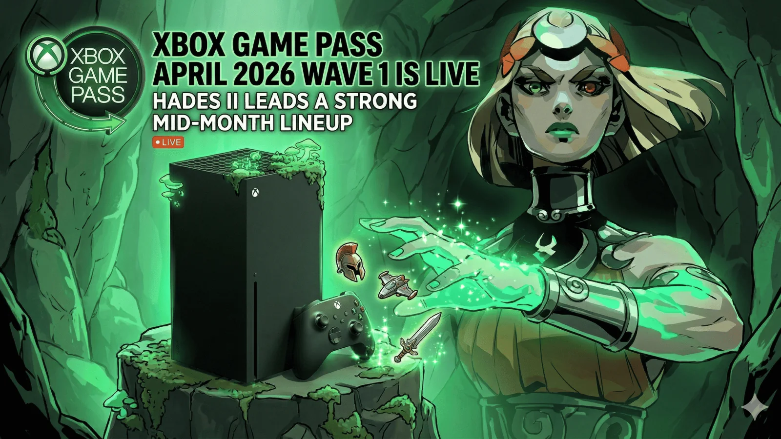 Xbox Game Pass April 2026 Wave 1 Is Live: Hades II Leads a Strong Mid-Month Lineup